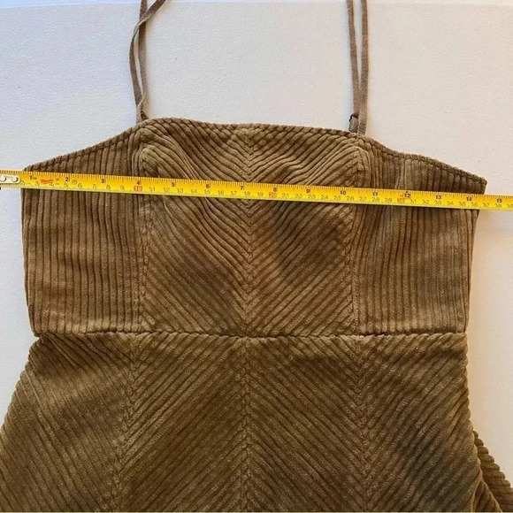 URBAN OUTFITTERS KENSIE CORDUROY LACED BACK MINI DRESS SZ XS - Picture 7 of 9